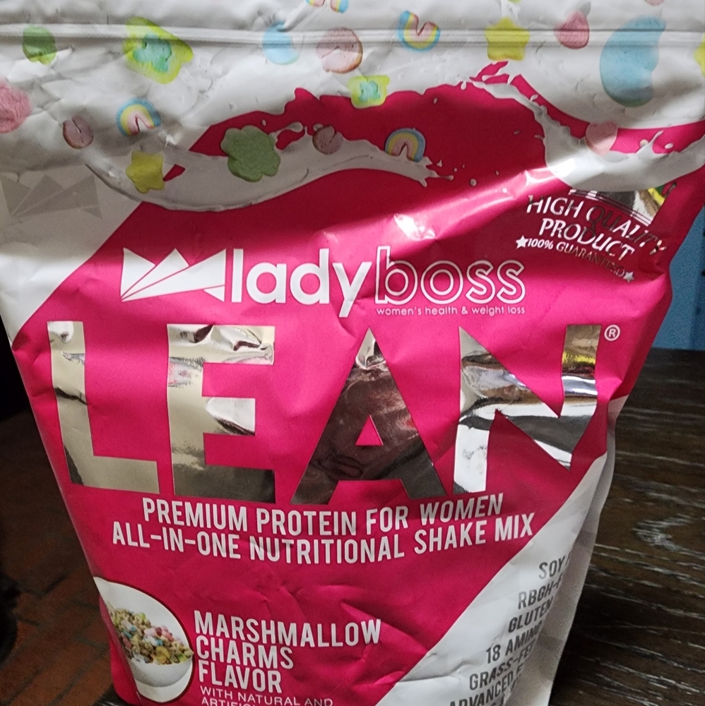 Lady Boss Lean Shake Lucky Charms or Velvet Cake.